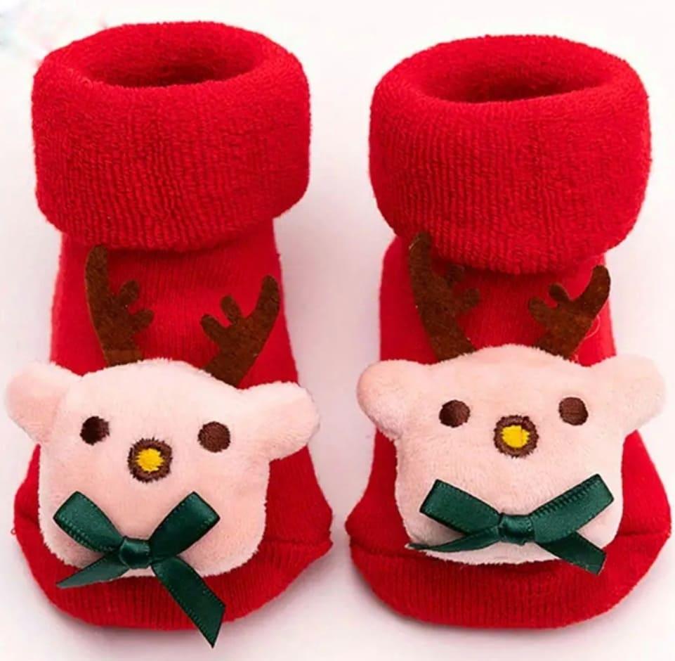 Red Christmas Children's Socks: A Festive Touch for Your Little Ones - Frosted Feet