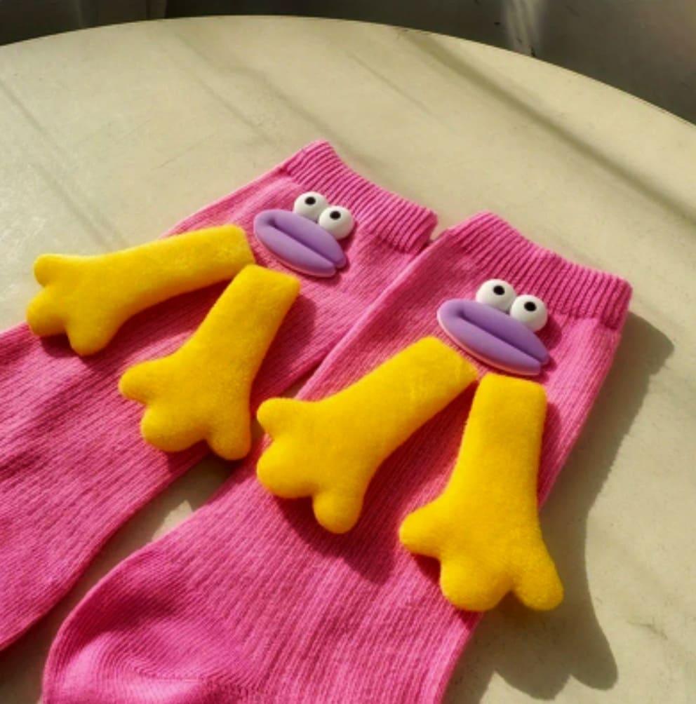 Funny Socks with Elastic Band - Frosted Feet