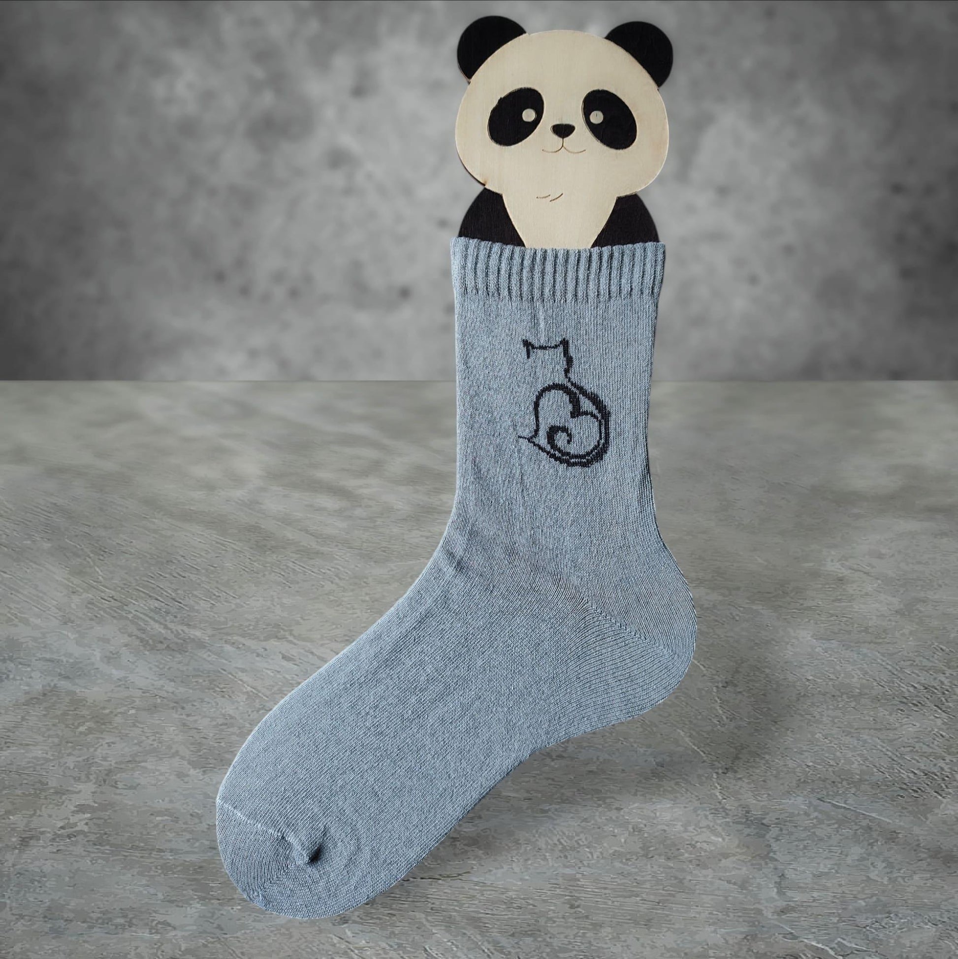 Women's High Cotton Socks with Cats - Frosted Feet