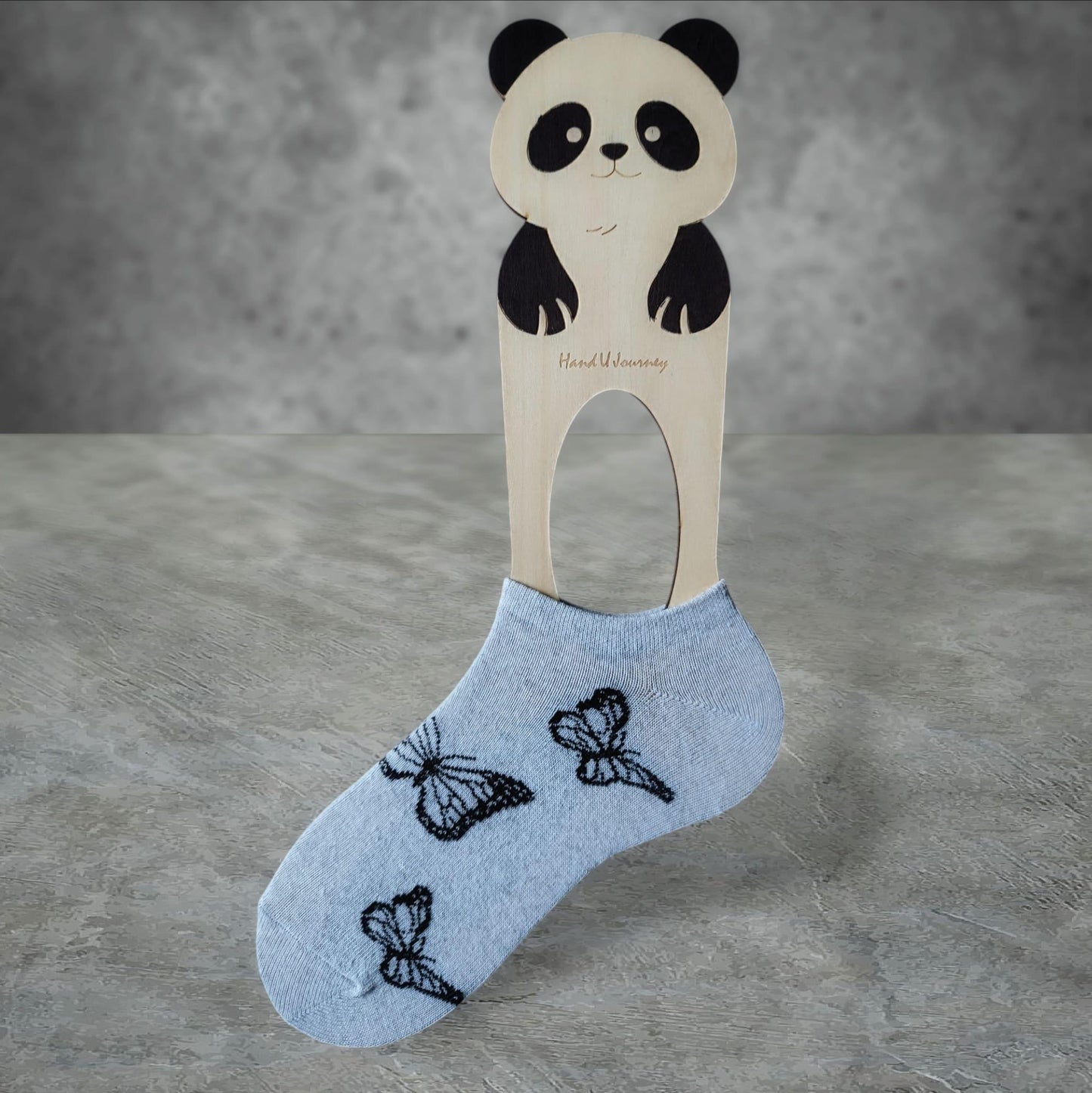 Women's Short Socks with Butterfly Design - Frosted Feet