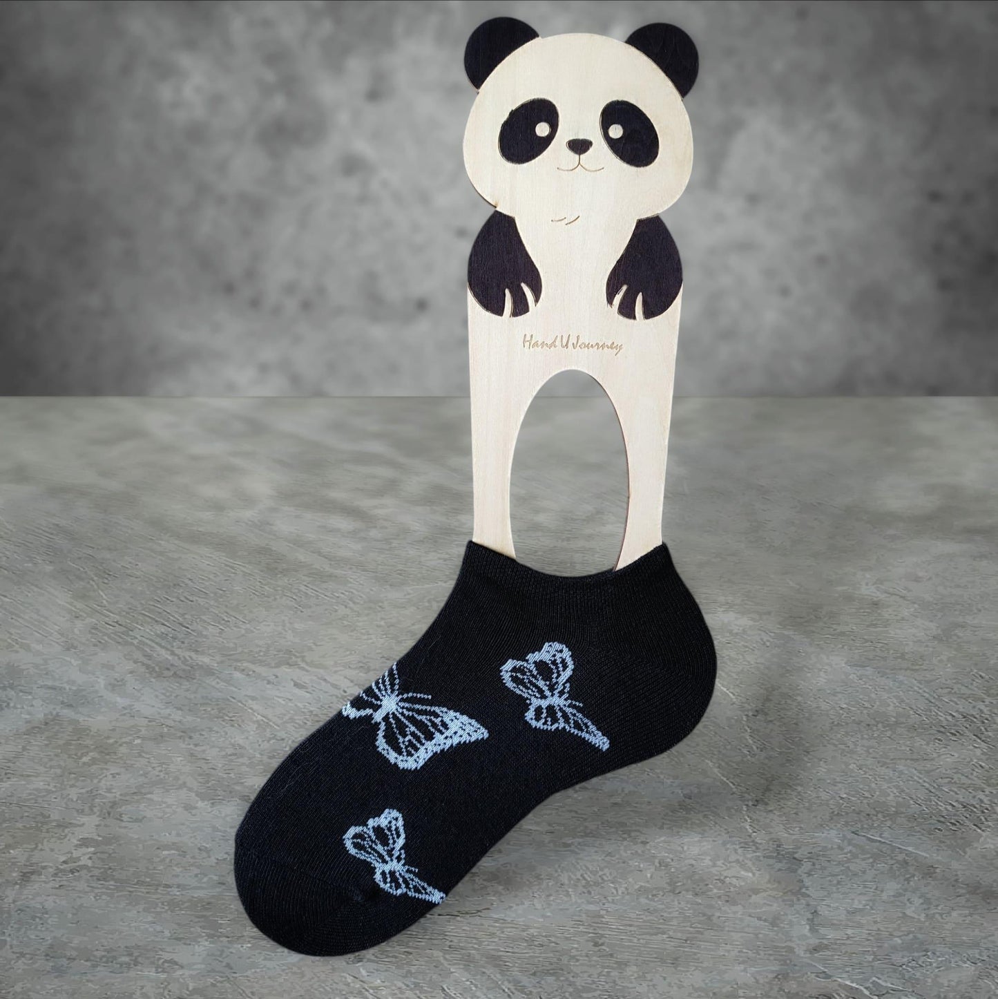 Women's Short Socks with Butterfly Design - Frosted Feet