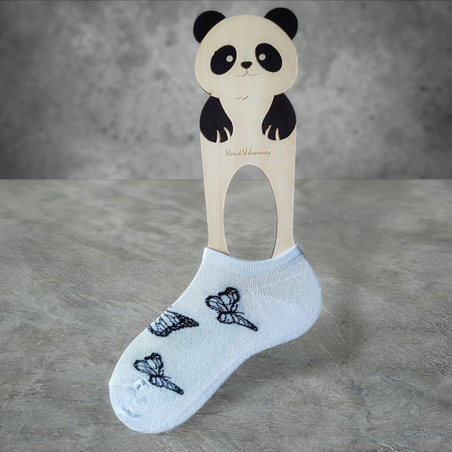 Women's Short Socks with Butterfly Design - Frosted Feet