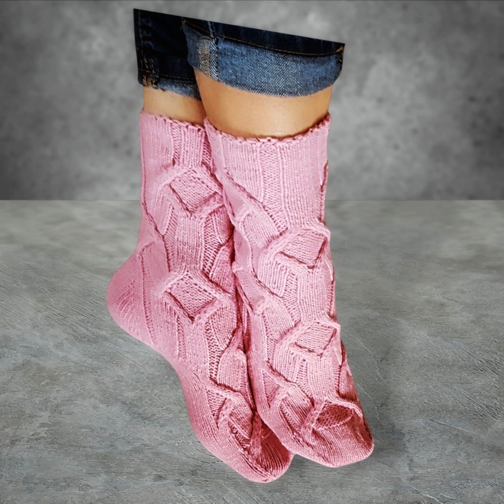 Hand-Knitted Sleep Socks | Merino Wool Cozy Warm Socks - Frosted Feet