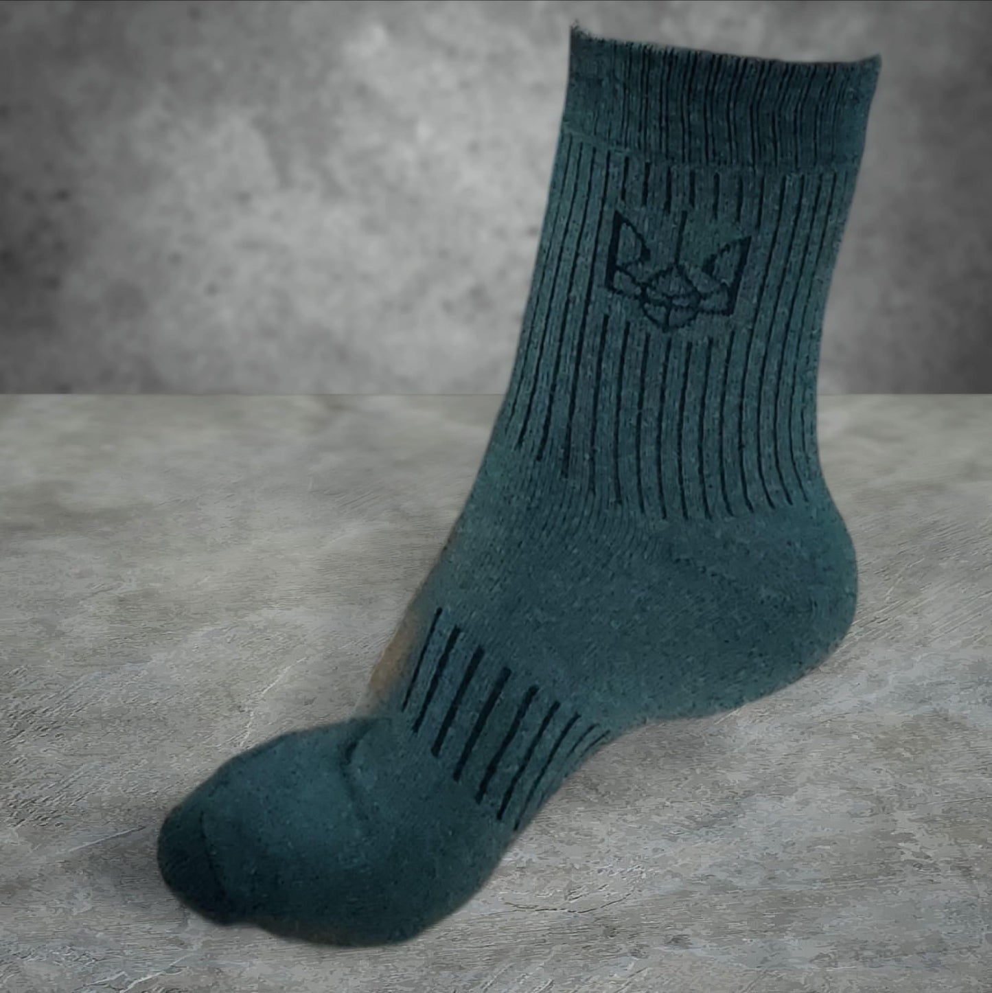 Men’s Terry Socks with Trident – Warm, Durable & Patriotic - Frosted Feet