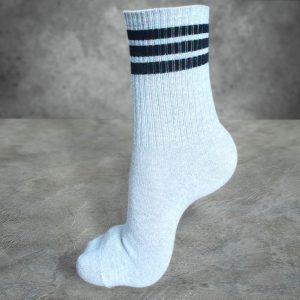 High Tennis Socks with Three Stripes – Classic, Sporty & Comfortable Socks for Active Lifestyles