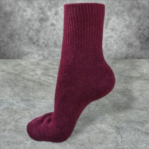 Women’s dark purple Dog Wool Socks – Ultra-Warm, Soft & Natural Insulation for Cold Weather