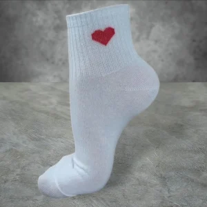 Women's white Mid-Length Socks – Soft, Breathable & Comfortable Socks for Everyday Wear